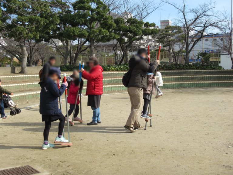 つかしん 自転車 公園